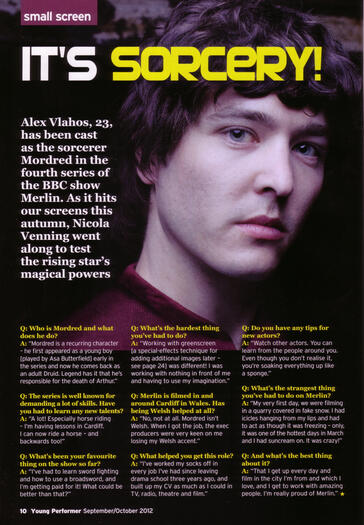 Young Performer (Sept 2012)