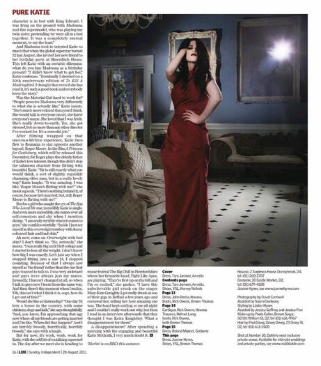 Irish Sunday Independent (Aug 2011) pg. 6