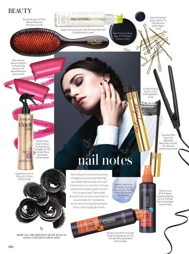InStyle UK (Dec 2013) pg. 8